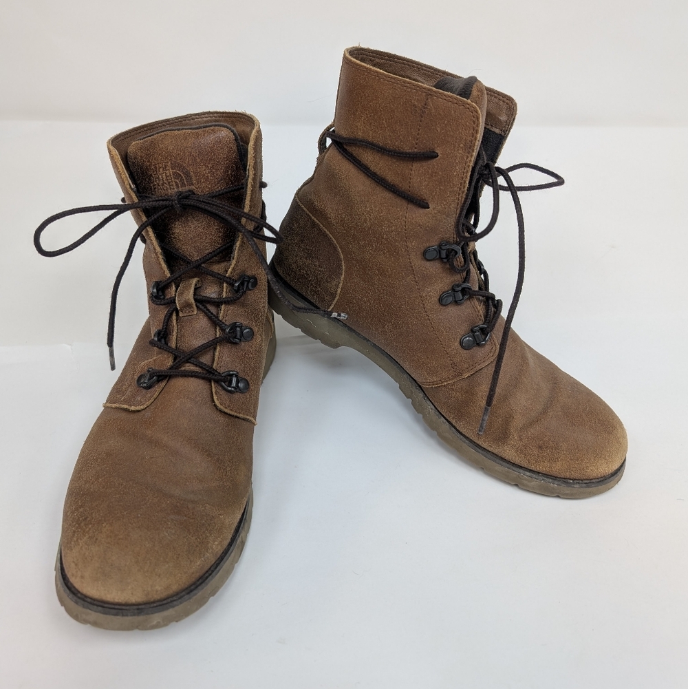 The Northface Brown High Rise Lace Up Hiking Boots Size 9